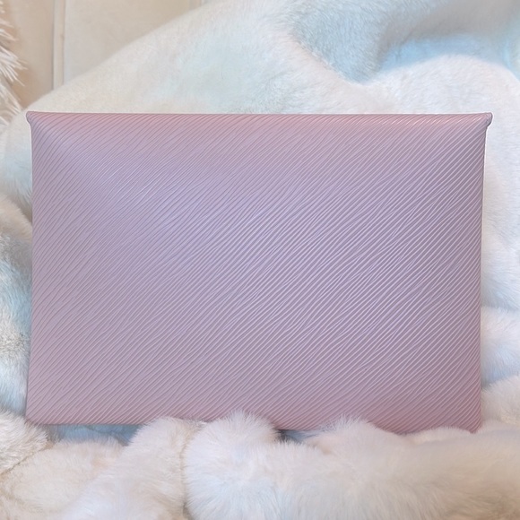 Louis Vuitton Epi Leather Large Kirigami Pochette Rose Ballerine - Picture 5 of 11